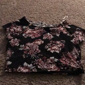 Floral crop top